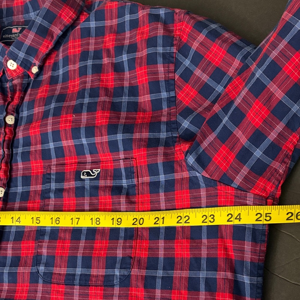 Vineyard Vines PACIFIC AVENUE TUCKER SLIM FIT SPORT SHIRT IN CALYPSO RED Size XL - Picture 13 of 13